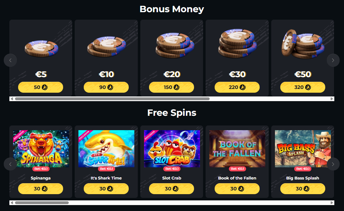 Boomerang Casino bonus